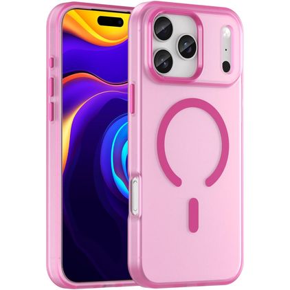 Mobigear Shockproof iPhone 17 Pro Max MagSafe Hardcase Back cover - Rosa