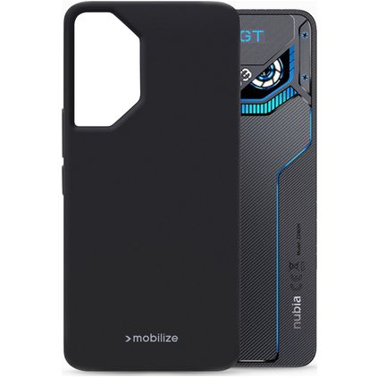 Mobilize Rubber Gelly Nubia Neo 3 GT Flexible TPU Back cover - Black