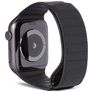 Decoded Magnetic Traction Strap Bracelete Pele Fecho magnético para Apple Watch - 42/41/40/38 mm - Preto