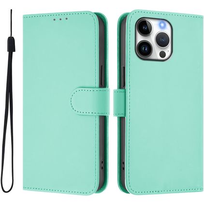 Mobigear Urban Wallet iPhone 16 Pro Max Plånboksfodral med sedelfack - Grön