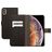 Mobiparts Saffiano Wallet iPhone XS Max Etui z klapką typu portfel - Czarny