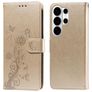 Mobigear Flowers Samsung Galaxy S26 Ultra Wallet case - Gold