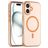 Mobigear Shockproof iPhone 16 Plus MagSafe Elastyczne TPU Etui plecki - Pomarańczowy