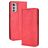 Mobigear Sensation Motorola Moto E32 Wallet case - Red