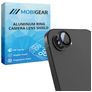 Mobigear Single iPhone 16e Glas Kameralinsebeskytter - Case Friendly - Sort
