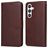 Mobigear Wallet Samsung Galaxy S24 Funda tipo libro Cartera - Marrón