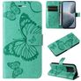 Mobigear Butterfly Xiaomi 14T Pungetui med Seddelrum - Grøn