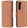 Mobigear Excellent Samsung Galaxy S23 Plus Pungetui med Seddelrum - Brun