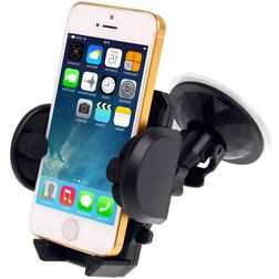 Mobigear Soporte de coche Ventosa Pinza Universal - Negro
