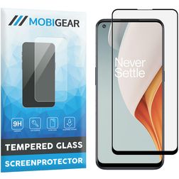 Mobigear Premium OnePlus Nord N100 Vidro temperado Película de ecrã - Compatível com capas - Preto