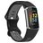 Mobigear Sport Dual Silikon Fitbit Charge 5 Řemínek Kolíčkové zapínání - Černá / Šedá