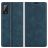Mobigear Retro Slim Wiko Power U20 Wallet case - Dark Blue