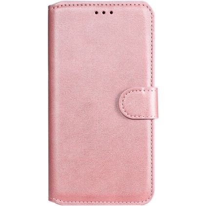 Mobigear Wallet Huawei Y6p Lompakkokotelo + Setelitasku - Ruusukulta