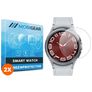 Mobigear Samsung Galaxy Watch 6 Classic - 43 mm Screen Protector Film - Case Friendly - Black (2-Pack)