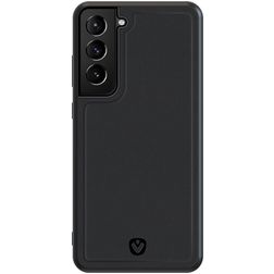 Valenta Snap Samsung Galaxy S21 Plus Piel auténtica Carcasa - Negro