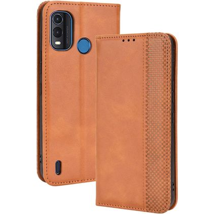 Mobigear Sensation Nokia G11 Plus Pungetui med Seddelrum - Cognac