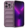Mobigear Bumpy iPhone 14 Pro Max Fleksibel TPU Bagsidecover - Lilla