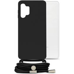 Mobilize Lanyard Gelly Samsung Galaxy A13 4G Flexible TPU Case with lanyard - Black