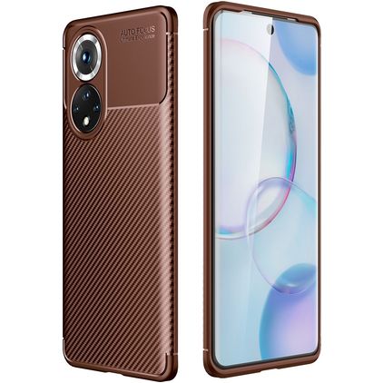 Mobigear Racing HONOR 50 Flexibel TPU Skal - Brun