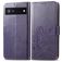 Mobigear Clover Google Pixel 6a Cover a libro portafoglio - Viola