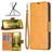 Mobigear Excellent Nokia X30 Wallet case - Cognac