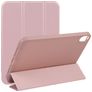 Mobigear Tri-Fold Gel iPad Mini 7 (2024) TPU / Pele sintética Capa livro - Rosa dourado