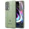 Mobigear Rugged Shield Motorola Edge (2021) TPU flexible Carcasa Antigolpes - Verde
