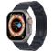 Mobigear Berlin Rostfritt stål Apple Watch Armband Fjärilslås - 49/46/45/44 mm - Svart