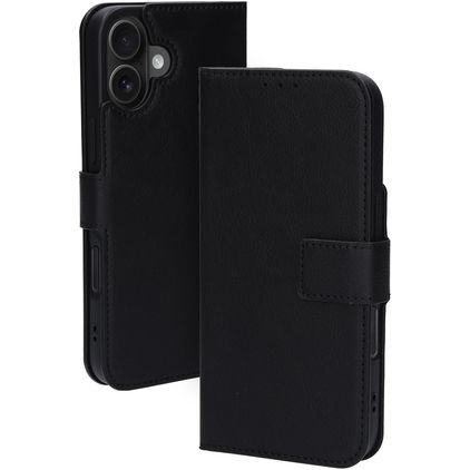 Mobiparts Classic Wallet MagSafe iPhone 16 Plus Plånboksfodral med sedelfack - Svart