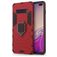Mobigear Armor Ring Samsung Galaxy S10 Plus Hårdt Bagsidecover Stødsikkert med ringholder - Rød
