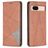 Mobigear Rhombus Slim Google Pixel 8a Plånboksfodral - Brun