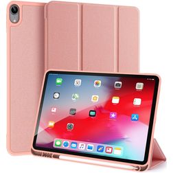 Dux Ducis Domo iPad Air 4 (2020) Funda tipo libro + Portalápices - Rosa