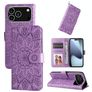 Mobigear Sunflower iPhone 17 Pro Wallet case - Purple