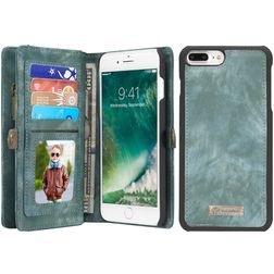 CaseMe 008 iPhone 8 Plus Funda tipo libro 2 en 1 con carcasa extraíble Cartera - Verde