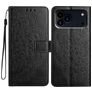 Mobigear Mandala iPhone 18 Pro Max Funda tipo libro Cartera - Negro