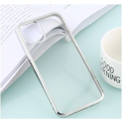 Mobigear Royal iPhone 12 Pro Max Flexible TPU Back cover - Clear / Silver