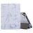 Mobigear Tri-Fold Marble iPad 5 (2017) Funda tipo libro + Portalápices - Morado