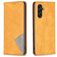 Mobigear Rhombus Slim Samsung Galaxy A56 Capa livro - Conhaque