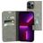 Mobiparts Classic Wallet iPhone 13 Pro Max Lompakkokotelo + Setelitasku - Granite Grey