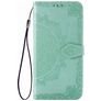 Mobigear Mandala Motorola One Fusion Plus Wallet case - Turquoise