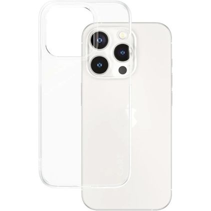 CARE by PanzerGlass Fashionable Transparente iPhone 15 Pro TPU flexível Capa traseira - Transparente