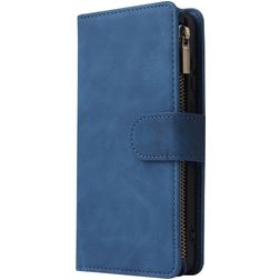 Mobigear Zipper Huawei P40 Funda tipo libro Cartera - Azul