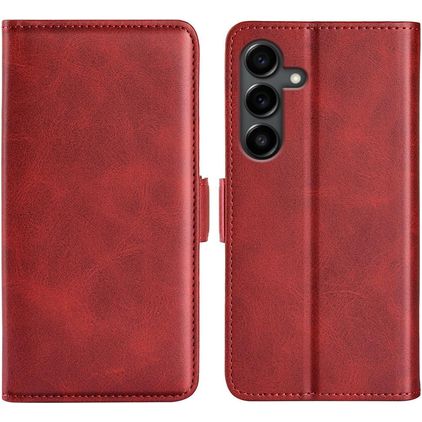 Mobigear Slim Magnet Samsung Galaxy S25 FE Lompakkokotelo + Setelitasku - Punainen