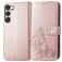 Mobigear Clover Samsung Galaxy A14 Lompakkokotelo + Setelitasku - Ruusukulta