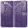 Mobigear Butterfly iPhone 17e Wallet case - Purple
