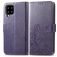 Mobigear Clover Samsung Galaxy A22 5G Capa livro Carteira - Roxo