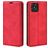 Mobigear Retro Slim HONOR X8 Wallet case - Red