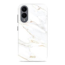 MIO Samsung Galaxy S25 Edge MagSafe Kova Suojakuori - White Marble