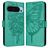 Mobigear Butterfly Google Pixel 9 Pro XL Cover a libro portafoglio - Verde