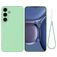 Mobigear Rubber Touch Samsung Galaxy S25 FE Silikon Zadní kryt - Zelená